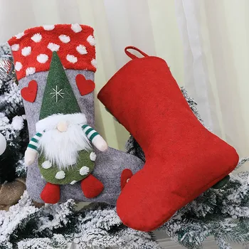 Božična Nogavica Otroci Candy Bag Darilo Mini Božič Drevo Ornament Naselitve Božič Okraski za Dom