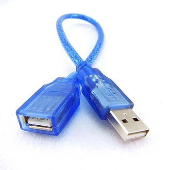 USB 2.0 podaljševalni Kabli USB Moški-Ženska Sinhronizacijo Podatkov Hitro Podaljšek Kabel, Adapter, Kabel Za RAČUNALNIK 30 cm