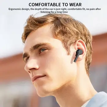 Kovinski Digitalni Prikaz TWS Stereo Bluetooth Slušalke HI-fi Kakovosti Zvoka BT5.0 Nepremočljiva IPX5 Slušalka 400mA Drsna Kabina HiFi