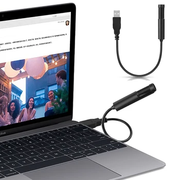USB Prilagodljiv Mikrofon Vmesnik Professional, Home Office Gaming Mic Za PC Računalnik Vsesmerni Kondenzatorja Žični Mikrofon