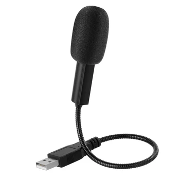 USB Prilagodljiv Mikrofon Vmesnik Professional, Home Office Gaming Mic Za PC Računalnik Vsesmerni Kondenzatorja Žični Mikrofon