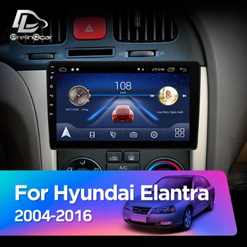 Prelingcar Android10.0 DSP NI 2 din DVD Okta-Core Avto Radio Multimedijski Predvajalnik Videa, GPS Navigacijo Za Hyundai Elantra 2004-2016