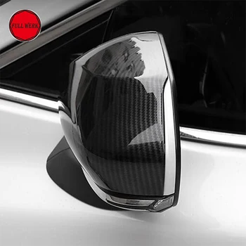ABS Avto Slog Rearview Mirror Dekorativni Pokrov Zaščitni pokrov Dekor Nalepke za Toyota Camry 2018 Avto Zunanja Oprema 2pcs