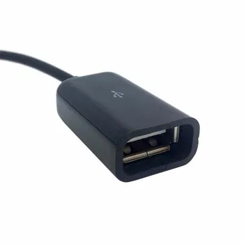 Razširitvene 30pin Ženski USB 2.0 Ženski Podatkov Zaračuna Kabel Dock 30P Black & White 10 CM