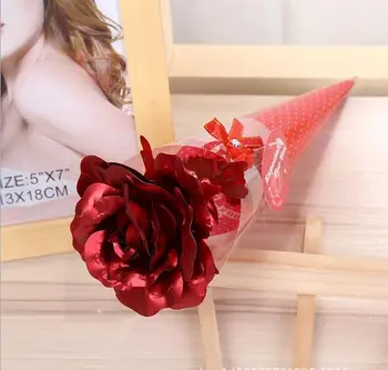 12Pcs/Veliko Novih kreativnih visoke kakovosti Valentine 's Day darilo cvet romantike simulacije rose cvet darilo za rojstni dan božično darilo