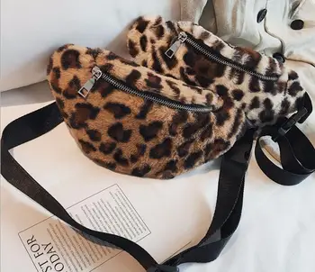 2018 Jeseni new tide leopard prsih vrečko korejska različica divje lase vrečko