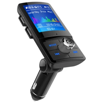 BC45 Wireless V Avtu Bluetooth, FM Oddajnik Dvojno Polnjenje prek kabla USB Podpira TF Kartice Mp3 Predvajalnik Glasbe