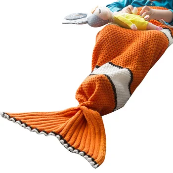 2020 Spomladi Jeseni pozimi Pade Pletene morska deklica rep odejo nov prihod otrok Evropi slog toplo odejo