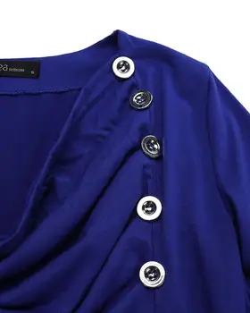 Ženske Naguban Bluzo ZANZEA Moda V Vratu Vrhovi Majice z Dolgimi Rokavi Ženske Gumb Blusas Ženski Jeseni Priložnostne Tunika Plus Velikost