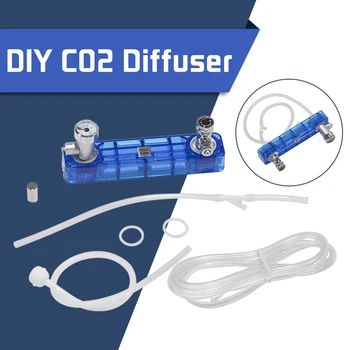 DIYCO2 Difuzor D501 Kit Akvarij Zasadil CO2 Difuzor Igličasti Ventil manometer Generator Ozona Opreme z manometrom