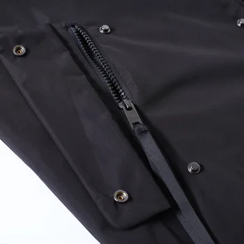 N blagovne znamke 2020 Jeseni nova Velika velikost Windbreaker Moške je dolga Siva Črna Športna jakna Več Velikosti XL-5XL 6XL 7XL