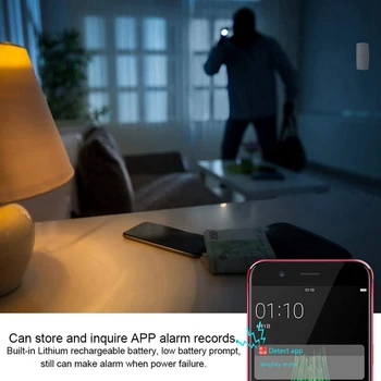 Smart WiFi Home Security Alarmni Sistem 433MHz Brezžični Strobe Sireno Alarm Združljiv z Alexa googlova Domača stran IFTTT Tuya APP EU Plu