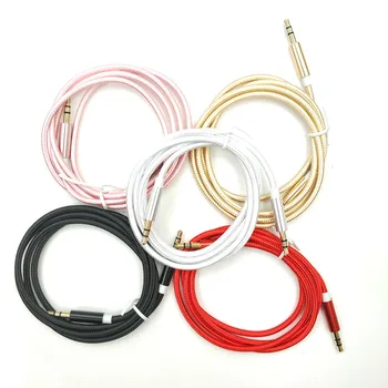 Aux kabel 3,5 mm Avdio Kabel 3,5 mm Jack Moški Moški Aux Kabel Za Avto, iPhone 7 Slušalke Stereo Zvočniški kabel Aux Kabel
