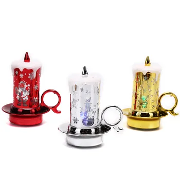 1PCS Brezplamensko Utripanja LED Sveča Multicolor Christmas Candle Plamen Čaj Luči Doma, Poroka, Rojstni dan Dekoracijo