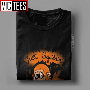 2019 Modni Samo Squiddin Splatoon T-Shirt Moški O Vratu Bombaž Tshirt Črnilo Otrok Igra Lignji Nov Prihod Camisas Hombre