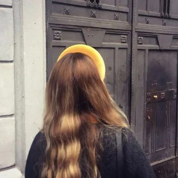 Moda Oblazinjeni Trakovi za Ženske Široko Rezilo Hairbands Debel Mah Lase Hoop Dekleta Goba Non-slip Hairband Dodatki za Lase