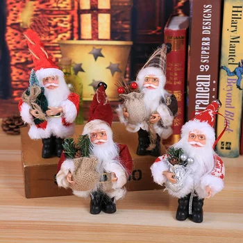 2020 Božič, Bela Brada Santa Claus Dekoracijo, Dekoracijo Igrača, Lutka Otrok Darilo Office Home Dekor Božič Visi Drevo Ornament