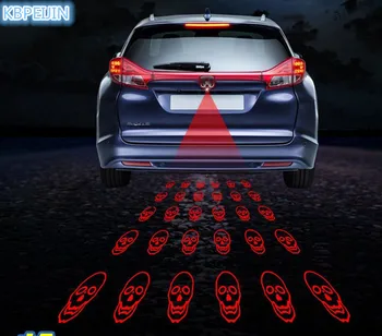 Nov Vzorec Anti Trčenja od Zadaj-končni Avto Laser Rep Luči za Meglo Nalepke za Ford mondeo kuga fiesta Focus2 3 ecosport dodatki