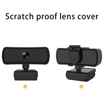 Webcam 1080P HD Web Kamera z Mikrofonom samodejno ostrenje USB 2.0 Web Cam-Računalniško Mini Kamera v Živo Fotoaparat