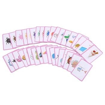 36pcs/set Otroke, Otroška angleščina Učenje Črko, Številko Kartice Učenje Montessori Izobraževalne Igrače, Word Tabela Igra Kartice