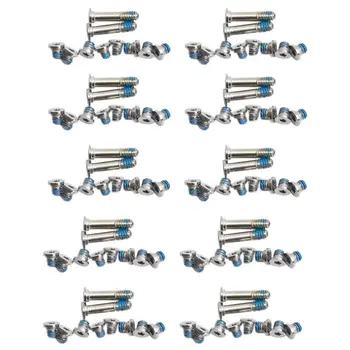100 kozarcev Spodnjem Primeru Vijak Set za Prenosnik za Macbook Aira1370 za A1369 za A1465 D Lupina Vijak (10 Kompletov)
