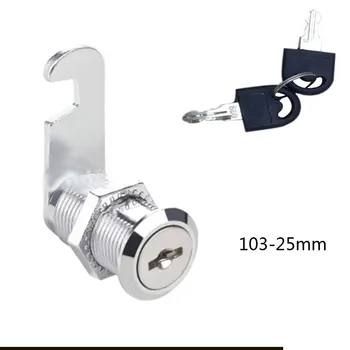 1set 16/20/25/30 mm Predal Ključavnice Predal Omare Zaklepanje Tipk Visoke Kakovosti Cevasti Cam Cilinder Ključavnice Za Sef Datoteke