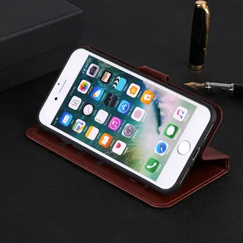 Nova Modela Flip Denarnica Usnjena torbica Za iphone 11 Pro MAX SE 7 8 6 6s Plus XS MAX X XR Pokrov