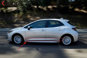 Za Toyota Corolla 2019 2020 Hatchback Chrome Stranska Vrata Telo Modeliranje Skladu Kritje Trim Zaščitnik Dekoracijo Dodatki Zunanjost