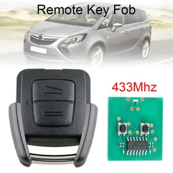 433Mhz 2 Gumbi Daljinskega Avto ključ z ID40 Čip Primerna za Opel