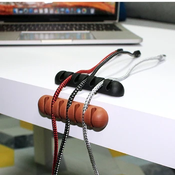 Kabel USB Organizator Silikonski Žice Navijalec za Upravljanje dodatno Opremo za Slušalke Imetnik Telefonsko Linijo Miško Kabel Spalnica Namizje