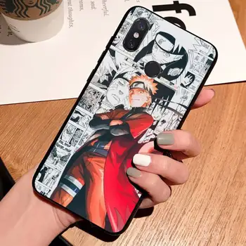 Itachi Uchiha Anime Naruto Mehke Gume Telefon Kritje Za Xiaomi Redmi opomba 4 4X 8T 9 9 10 K20 K30 cc9 9t max pro lite