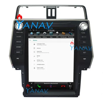Avto GPS navigator Za-Toyota LAND CRUISER Prado 2018 avto radio Multimedia Player android navpično zaslon avtomobilski stereo sistem, video predvajalnik