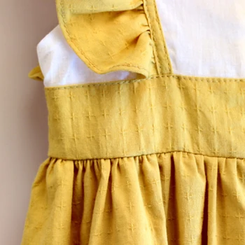 Menoea 2020 Malčka Dekle Oblačila Baby Dekle Ruffles Polka Tiskanja Romper Kratek Rokav Obleke Obleko Bombaž Športna Oblačila Obleke