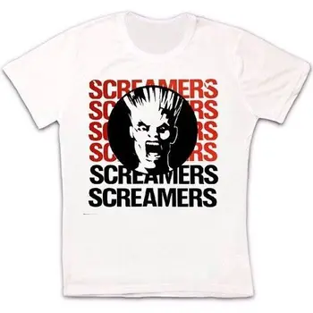 V Screamers Punk Rock Glasbe Retro Vintage Hipster Unisex Majica 583
