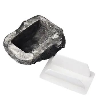 Kamen Oblikovan Tipko Škatla za Shranjevanje Trajno Kakovost Simulacije Kamen, Skrit Denar Zasebni Ključ Anti-izgubil Zavarovanja Mini Ponaredek Kamen Primeru
