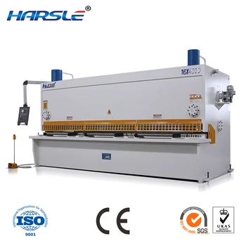Harsle QC11Y 4000mm hidravlični giljotino rezalni stroj na stroškovno učinkovit cene prodaje