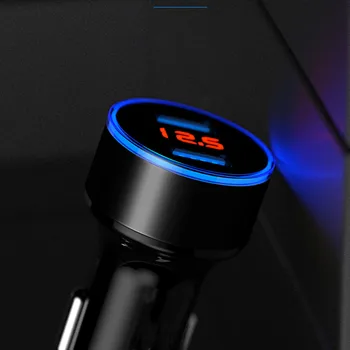 USB Avto Polnilec Z LED Zaslon Univerzalni Telefon Za Oukitel U7 Max U16 MAx C5 Pro C5 U22 K6000 Plus C8 K3 K4000 Plus