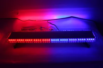 88W Stroboskopske LED opozorilna Lučka Bar Sili, Utripa Lučka za 12V 24V Vozila Policije, Gasilcev JEEP 1,2 M