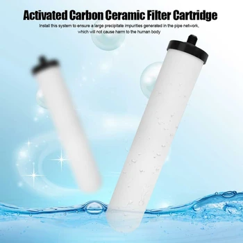 Keramični Filter za Vodo Filter Diatom Blato Sestavljenih Delcev Aktivira Ogljikov Filter, da Odstranite Usedline Nečistoč