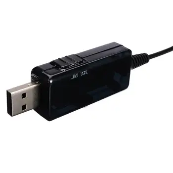 DC USB Boost Converter DC 5V, da 9V 12V USB Step-up Napajanje Polnilec Power Adapter Pretvornik Gonilnik Za 3,5 mm Vtič