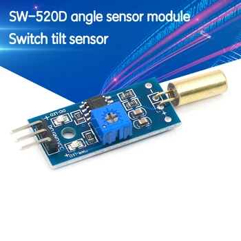 1pcs Zlati SW520D SW-520D Kota senzor modul Žogo stikalo senzor Nagiba modul