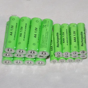 24-32PCS 1,5 V AA polnilne baterije AAA alkalne celice 2000-3000mah za baklo igrače ura MP3 predvajalnik zamenjajte baterije za polnjenje Ni-Mh baterije