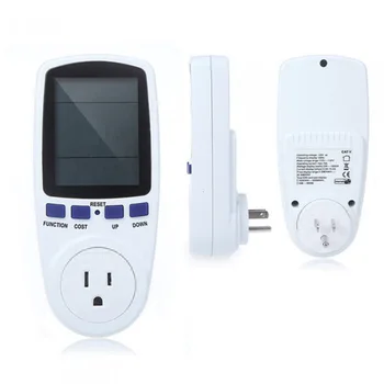Digitalni Napetost Moč Analyzer Monitor Tester Watt meter Moč, Energijo Merilnik Samodejno Kwh Stikalo AU EU UK NAS Plug