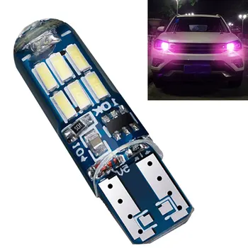 T10 W5W Vodotesno Silikonsko Avto LED Branje, Luč registrske Tablice Vrata Sijalka Avto Ozračja Osvetlitev Notranja Oprema