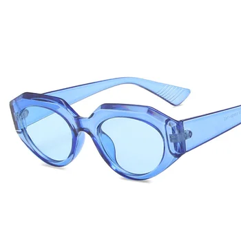 Nov Poligon Retro Plastična sončna Očala za Ženske do leta 2020 Majhen Okvir Mačka Oči Ulične sončna Očala Moški Prostem Potovanja Trend Očala