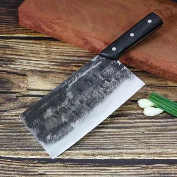 Ročno kovani Rezanjem nož 8inch iz nerjavečega jekla cleaver nož zelenjave, sadja, mesa, rib, obrezki nož кухонный нож