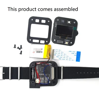 DSTIKE SLABO Watch Arduino Programabilni Watch (Atmega32u4 Slabo USB Laser VL53L0 Razdaljo Senzor 3D Tiskanja Primeru 800mah Baterije)
