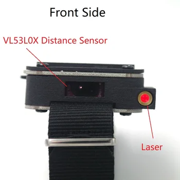 DSTIKE SLABO Watch Arduino Programabilni Watch (Atmega32u4 Slabo USB Laser VL53L0 Razdaljo Senzor 3D Tiskanja Primeru 800mah Baterije)