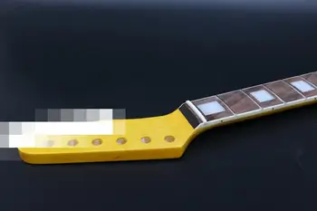 S12 Rumena Vratu kitare 22Fret 25.5 palčni Palisander Fretboard Pika Podolgovat DIY Kitaro