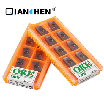 Originalna kakovost OKE 10pcs/veliko visoko natančnost, visoko trdnost CNC APMT160408PDER-M2 OP1030 industriji karbida vložki